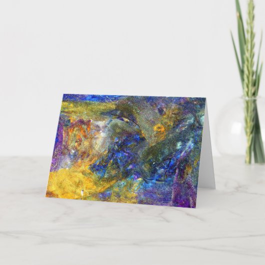 青い野獣が駆ける サンキューカード (正面)