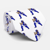 青い野球のキャッチャー ネクタイ (ロール)