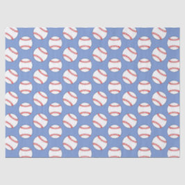 青い野球スポーツパターンティッシュペーパー 薄葉紙