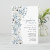 青い野生の花の卒業式 招待状 (スタンド正面)