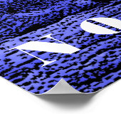 青い野生の馬のやる気を起こさせる制限なしアートワーク ポスター (角)