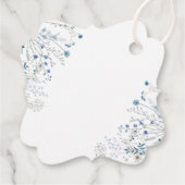 青い野結婚花 フェイバータグ (裏面)