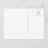 青い野草 |日付の保存 案内ポストカード (裏面)