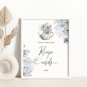 青い野離れ花のレシピ ポスター