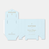 青い金クロス 洗礼 ありがとう オーダーメイド フェイバーボックス (折り畳みなし)