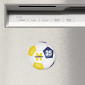 青い金ゴールドのチームカラー マグネット (インサイチュ (食洗機))