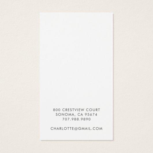 青い金ゴールドエージェントのスクリプトイヤリング表示カード (裏面)