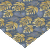 青い金ゴールドクリスマスパターン#29 ID1009 テーブルクロス (アングル)