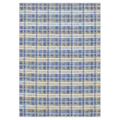 青い金ゴールドクリスマスパターン#2 ID1009 テーブルクロス (正面)