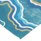 青い金ゴールドグラフ ショートテーブルランナー (コーナー)