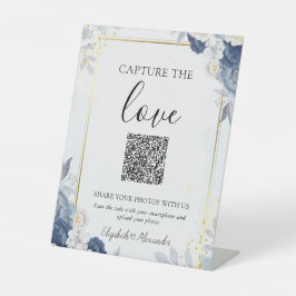 青い金ゴールドフローラが愛を捉え結婚る 台座サイン