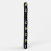 青い金ゴールド星の無限パターン Case-Mate iPhoneケース (裏面/右)