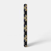 青い金ゴールド星の無限パターン SAMSUNG GALAXYケース (左側面)