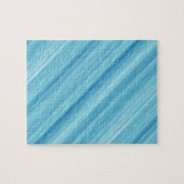 青い金属背景 ジグソーパズル (横)