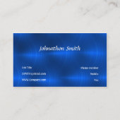 青い金属 名刺 (裏面)