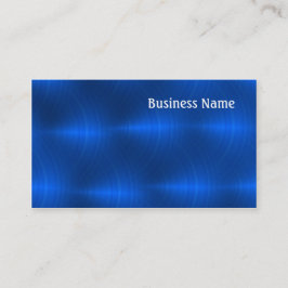 青い金属 名刺