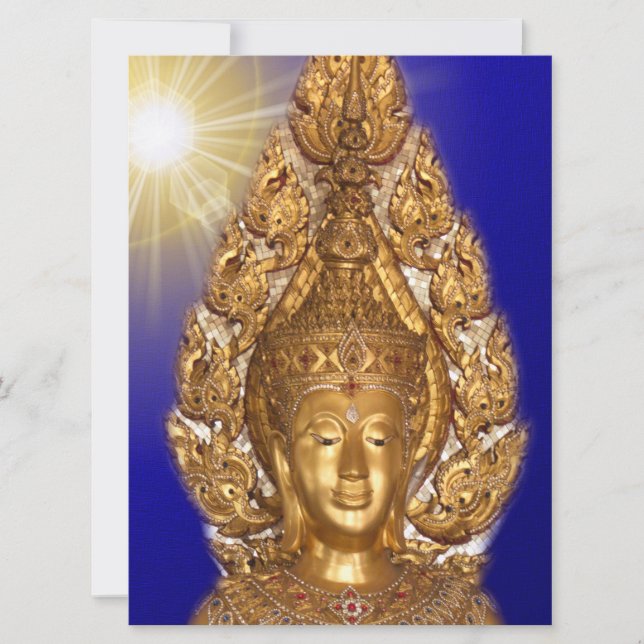 青い金色の仏 (正面)