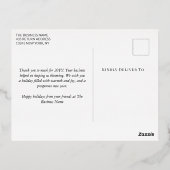 青い金 コンフェッティ ビジネス ハッピー ホリデー (裏面)