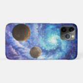青い銀河系と惑星 Case-Mate iPhoneケース (裏面(横))