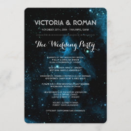 青い銀河系結婚式 プログラム