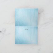 青い銀製のダイヤモンドの輝きのガウンキンセアニェラ サンキューカード (内部)