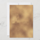 青い銅ボーホパンパスグラスオーボーイベビーシャワー 招待状 (裏面)