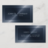 青い鋼鉄一見の名刺 名刺 (正面/裏面)