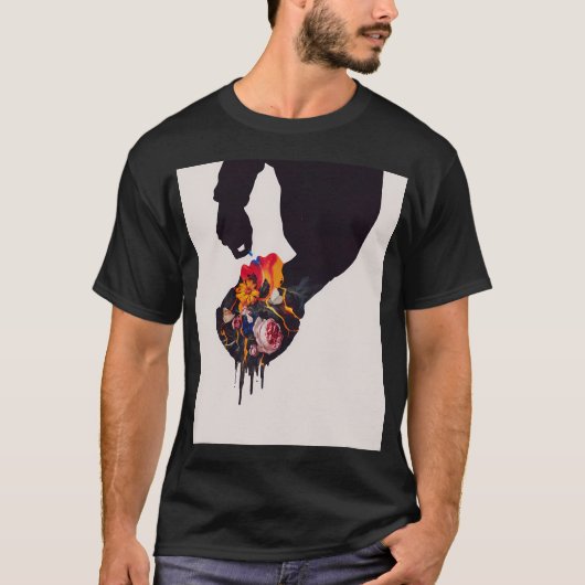 青い錠剤 幻想への幸せな無知 Tシャツ (正面)