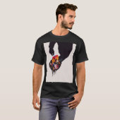 青い錠剤 幻想への幸せな無知 Tシャツ (正面フル)