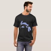 青い錦鯉 Tシャツ (正面フル)