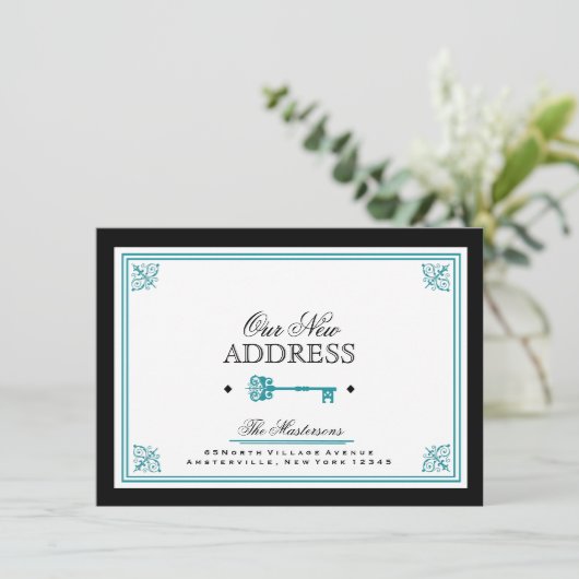 青い鍵の動きの発表 案内状 (スタンド正面)