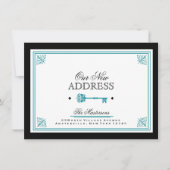 青い鍵の動きの発表 案内状 (正面)