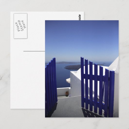 青い門 ポストカード (正面/裏面)