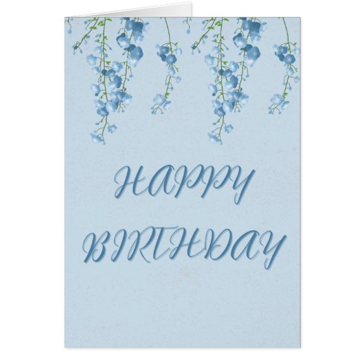 青い開花 (正面)