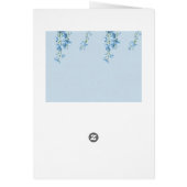 青い開花 (裏面)