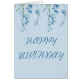 青い開花 (正面)