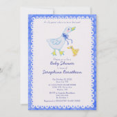 青い間抜けガチョウ 招待状 (正面)