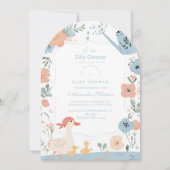 青い間抜けガチョウ 招待状 (正面)