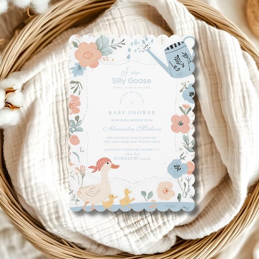 青い間抜けガチョウ 招待状