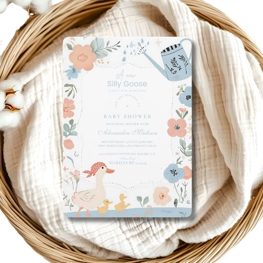 青い間抜けガチョウ 招待状