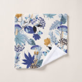 青い陰の秋の庭 バスタオルセット (ウォッシュタオル)