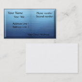 青い陰影 名刺 (正面/裏面)