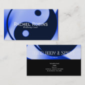 青い陰陽の健康および福利 名刺 (正面/裏面)