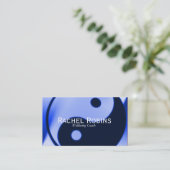 青い陰陽の健康および福利 名刺 (スタンド正面)