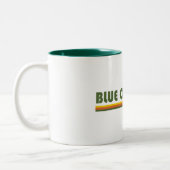 青い雄牛のトレイル ツートーンマグカップ (左)