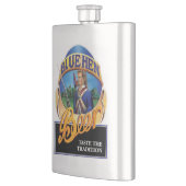 青い雌鶏ビールステンレス鋼のフラスコ フラスク (左)