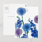 青い雑草 ポストカード (正面/裏面)