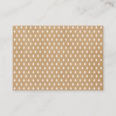 青い雨素朴滴おむつラッフルベビーシャワー エンクロージャーカード (裏面)