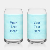 青い雪のオオカミ ガラス缶 (裏面)