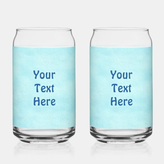 青い雪のオオカミ ガラス缶 (裏面)